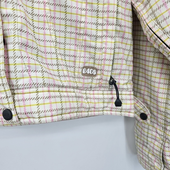 SNOWBOARD TURBINE Boardwear The Toxic State E408 Pink Plaid Girl's size large - Picture 3 of 12